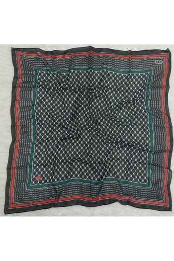 istanbul prensesleri Women's Men's Pashmina Palestine Black Keffiyeh Model Square Pashmina 100 cm