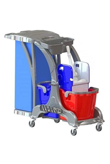 DacEnergy Cleaning cart, solid construction, 2 buckets, 25 liters, professional juicer for...