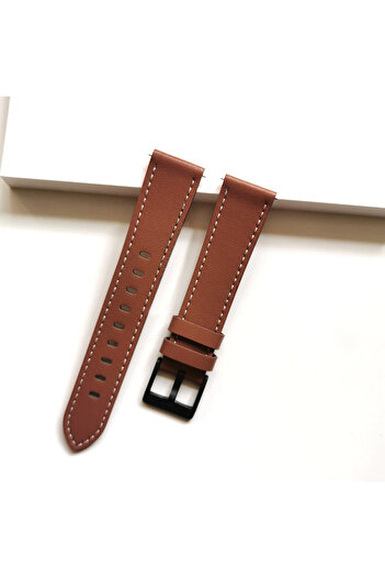 Other Leather strap for Huawei Watch GT 3 46 - Brown