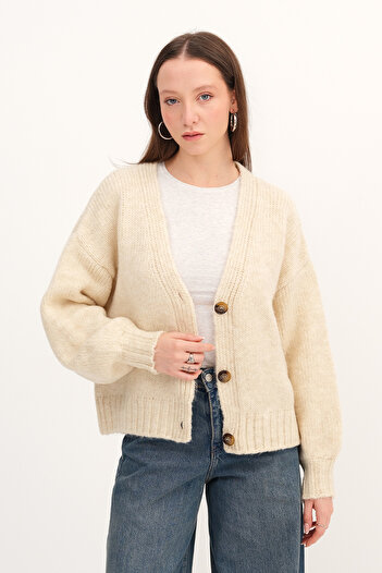Addax Tricotaj cu nasturi Cardigan H2432