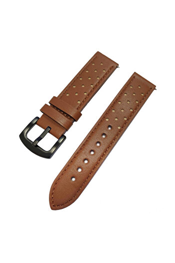 Other Leather Strap for Amazfit BIP/GTS/GTR 42mm (Brown)