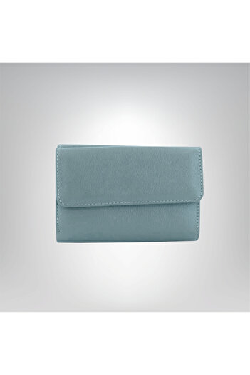 MFT Leather Design Genuine Leather Wallet – Grande 2620 Ice Blue