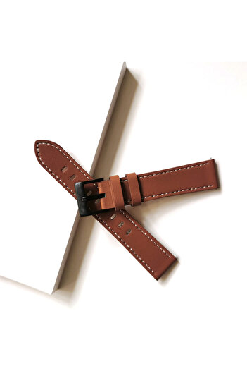 Other Leather strap for Huawei Watch GT 3 42 - Brown