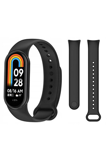 Other Silicone strap for Xiaomi Mi Band 8 - Black
