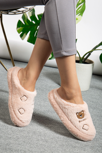Jackers Unisex Plush Cute Teddy Bear Embroidered Dowry Bundle Gift House Slippers