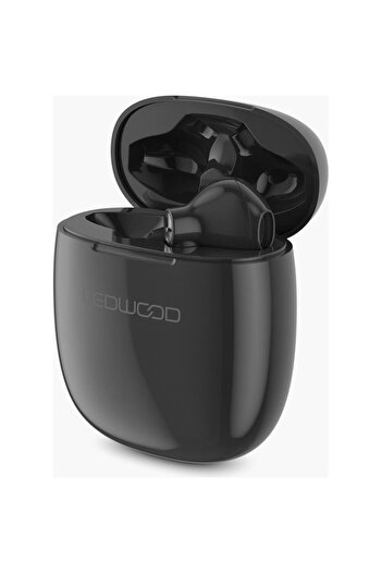 Led LEDWOOD T16 TWS True Wireless Bluetooth In-Ear Headphones, Black