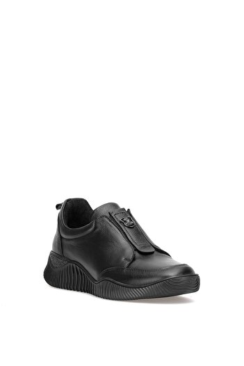 Venüs 1953843K Women's Genuine Leather Casual Shoes Black