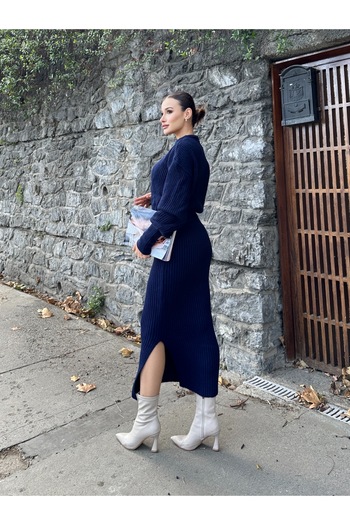 ikomteks Thessaloniki Knitted Double Set