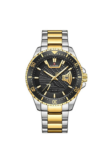Naviforce Men's Watch Steel Quartz Date Display
