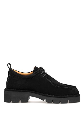 Venüs 25390508K Women's Genuine Leather Casual Shoes Black
