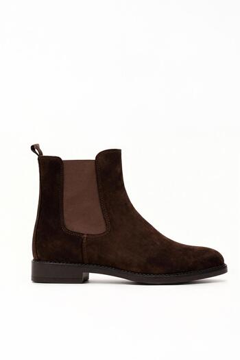GIESTO Classic Brown Suede Boots