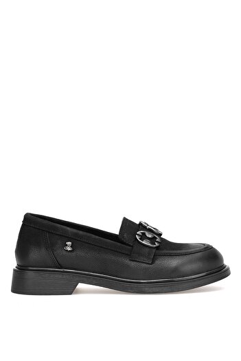 Venüs 2550402K Women's Genuine Leather Casual Shoes Black