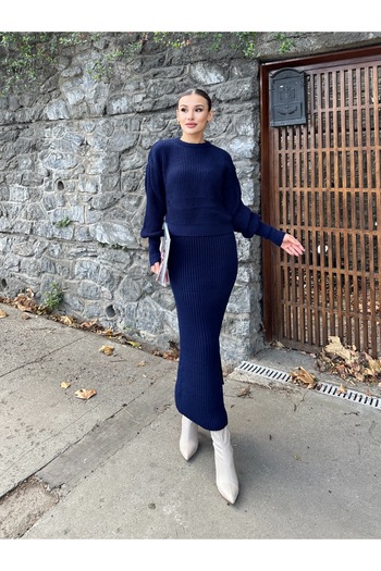 ikomteks Thessaloniki Knitted Double Set
