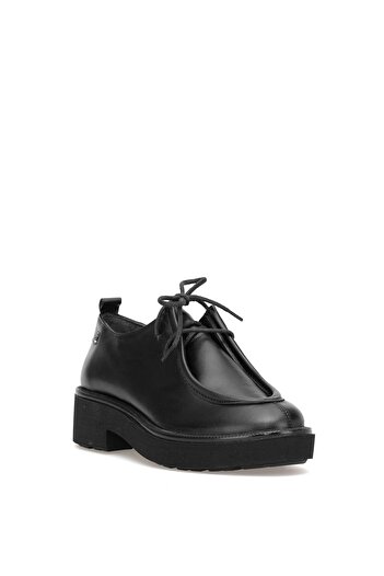 Venüs 2411550K Women's Genuine Leather Casual Shoes Black