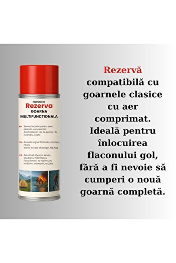 HASEPE Air Horn Refill 300ml, Red-White