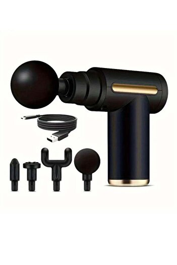 unbranded 6-speed muscle massager with 4 heads