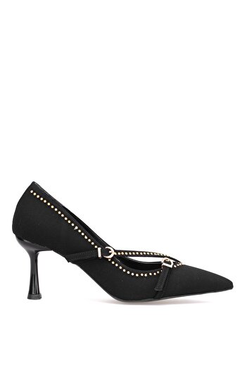 Ayakkabı Fuarı Elit Pm492 K1750 Women's Classic Heeled Shoes Black