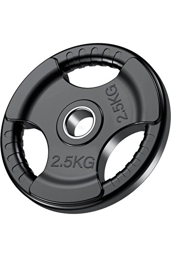 Generic 2 x 2 Inch Olympic Rubber Dumbbell Discs for Strength Training and Professional Weightlifting 2.5kg 2X