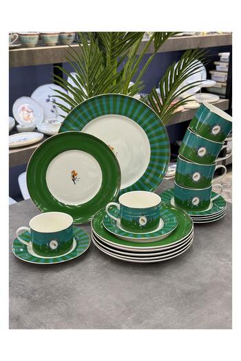 ACAR Lumeire Porcelain Luxury 19 Piece Cake Set