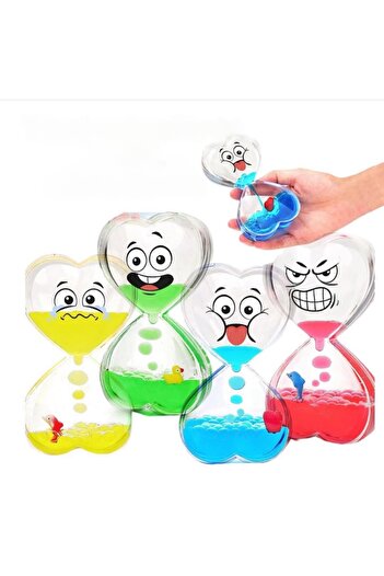 Wolawood Emojili Bubble Liquid Sand Gel Watch with Drop Visual Showdown Effect Random Color & Model Gift Item
