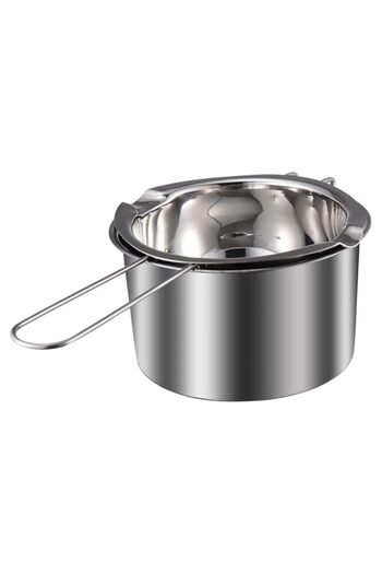 Generic Healifty Stainless Steel Melting Pot with Handle Double Boiler Pot Metal Melting Pot for Melting Ch