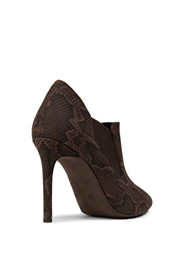 Deery Women's Brown Thin Heel Boots
