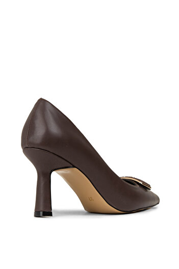 Deery Women's Brown Heeled Shoes