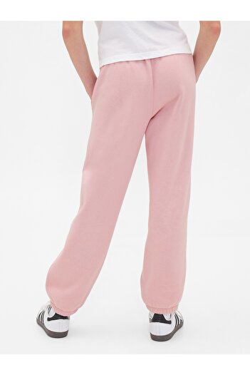 GAP Kız Çocuk Pembe VintageSoft Logo Jogger Eşofman Altı