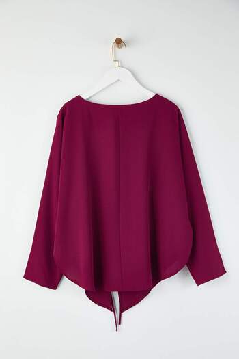 Trendyol Collection Burgundy Woven Blouse Twoaw26Bz00232