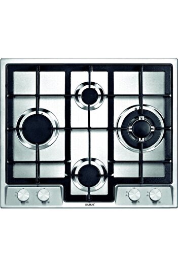 Samus Built-in gas hob PSG-64SX5, 4 burners, safety system, cast iron grill