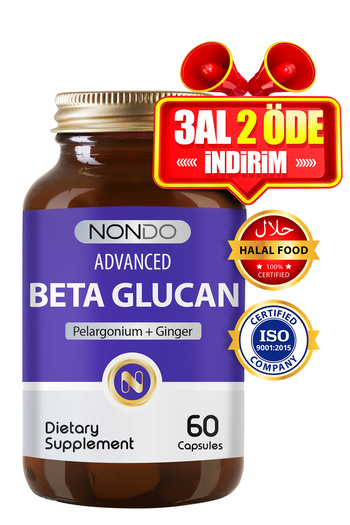 Nondo 60 Capsules Beta Glucan - African Geranium and Ginger Black Cumin