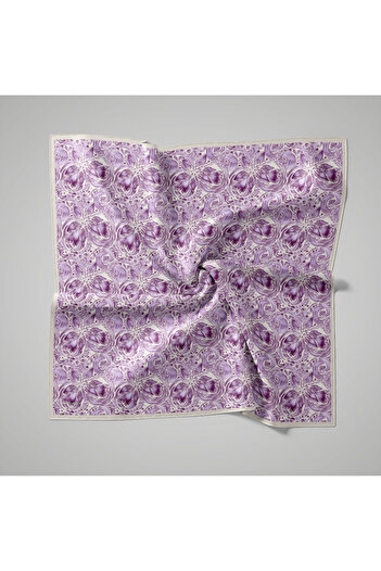 PİRAMİT Natural Patterned Scarf