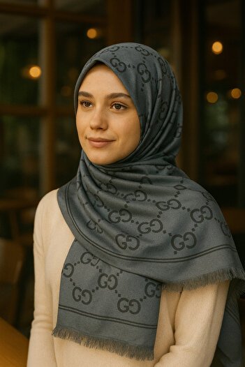 Onur Shawl - Double-Sided Expectant Shawls Removed Seasonal Fabric Silky Appearance Comfortable Use Fashion Product