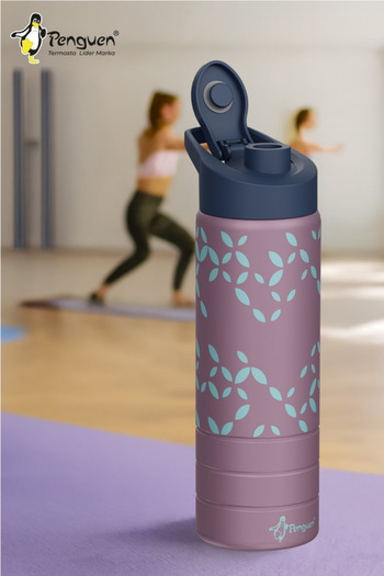 Penguen 750ml Stainless Steel Water Flask |   With Leak-Proof Lid |   Bpa Free |   Durable
