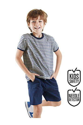 Denokids Boy's Basic T-Shirt Shorts Set