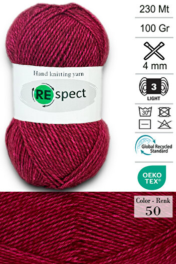 Respect 100Gr-230Mt Soft Acrylic Wool- Baby Yarn- 50