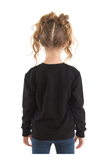 Denokids Ladybug Girl's Black Sweatshirt