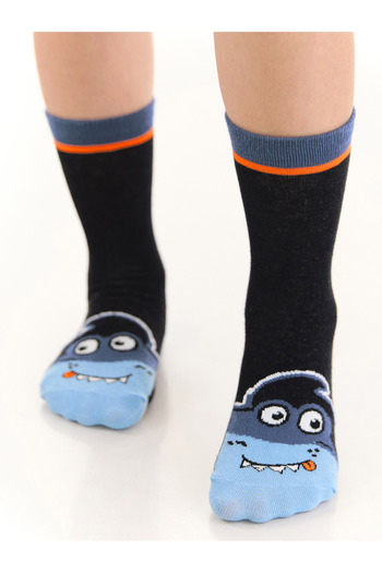 Denokids Shark Party Boy's 2-Piece Socks Set