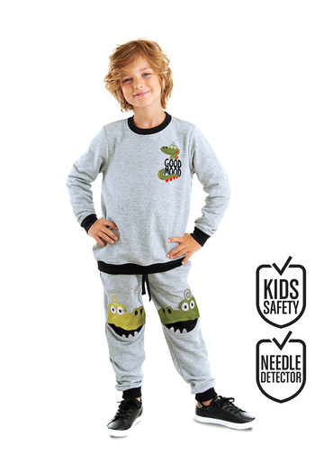Denokids Croco Boy's Tracksuit Set