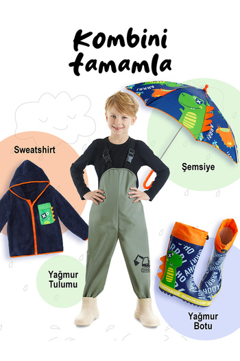 Denokids Boy's Dinosaur Colorful Elastic Rain Boots