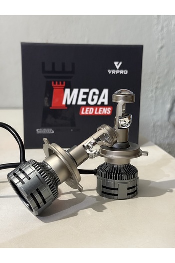 FORTİCO H4 Mercekli MEGA Led Far Led Zenon 75W 22.000 LÜMEN GARANTİLİ H4MERCEKLİ GÜÇLÜ AYDINLALTMA