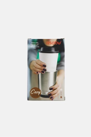 Asobu Insulated Stainless Steel Coffee Sleeves , Silver