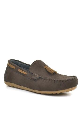 Rakerplus Brown Suede Men's Young Loafers