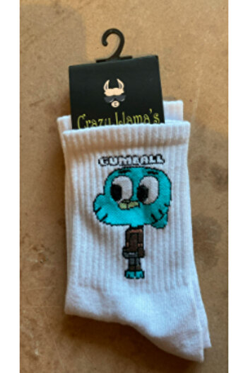 uğurlu dükkan Gumball Desenli Çorap