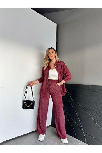 EGZOTİK ASORTİK Washable Shirt Trousers Set