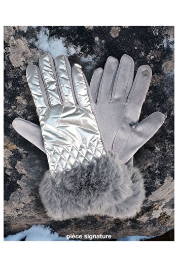 PIECE SIGNATURE Touchscreen, Windproof Fleece Inside Fabric Snowboard Women Gloves