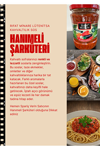 Rifat Minare Lütenitsa Acı Sos 540 g