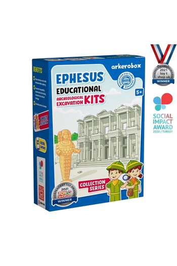 Arkerobox Set Arheologic Educational Si Puzzle 3d, Efes - Biblioteca Celsus