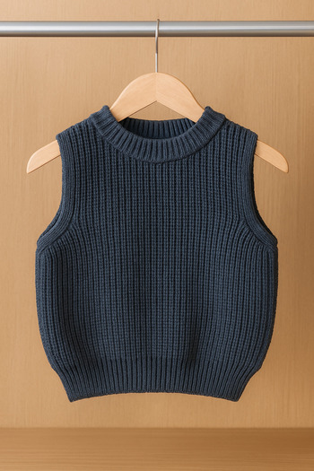 Nimini Kids Preschool Nursery Kindergarten Crew Neck Thessaloniki Knitted Sweater Unisex Baby Kids Sweater (0-5 Years)