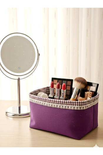 Mufincollection Handmade Cotton Canvas Bread Basket – Organizer